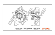 Vodní čerpadlo, chlazení motoru Dr!ve+ DP2310.10.129