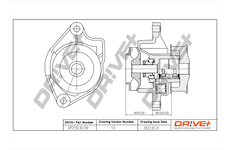 Vodní čerpadlo, chlazení motoru Dr!ve+ DP2310.10.130