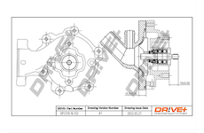 Vodní čerpadlo, chlazení motoru Dr!ve+ DP2310.10.132