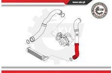 Hadička plnicího vzduchu ESEN SKV 24SKV214