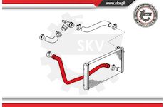 Hadice chladiče ESEN SKV 24SKV317