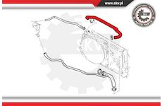 Hadice chladiče ESEN SKV 24SKV318