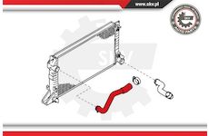 Hadice chladiče ESEN SKV 24SKV334