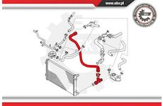 Hadice chladiče ESEN SKV 24SKV344