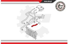 Hadice chladiče ESEN SKV 24SKV348