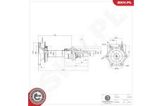 Hnací hřídel ESEN SKV 40SKV008