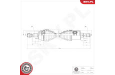 Hnací hřídel ESEN SKV 40SKV030