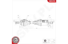 Hnací hřídel ESEN SKV 40SKV039