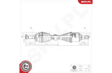 Hnací hriadeľ ESEN SKV 40SKV197