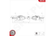 Hnací hriadeľ ESEN SKV 40SKV213