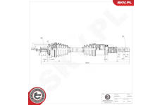 Hnací hriadeľ ESEN SKV 40SKV289