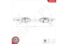 Hnací hriadeľ ESEN SKV 40SKV427