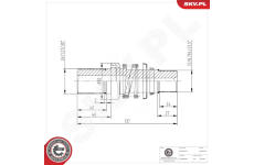 Steckwelle, diferenciál ESEN SKV 40SKV901