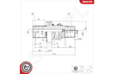 Steckwelle, diferenciál ESEN SKV 40SKV903