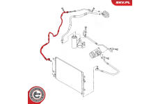 Vysokotlaké vedení, klimatizace ESEN SKV 43SKV531