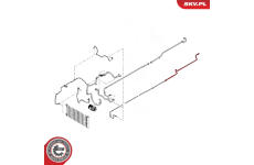 Vysoko/nízkotlakové vedenie klimatizácie ESEN SKV 54SKV663