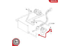 Vysokotlaké / nízkotlaké vedení, klimatizace SKV GERMANY 54SKV692