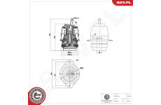 Zavěšení motoru ESEN SKV 75SKV068