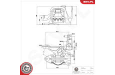 Zaveseni motoru ESEN SKV 75SKV077
