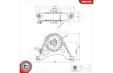 Zavěšení motoru ESEN SKV 75SKV092