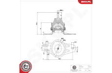 Zaveseni motoru ESEN SKV 75SKV098