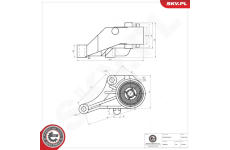 Zaveseni motoru ESEN SKV 75SKV108