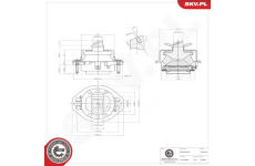 Zaveseni motoru ESEN SKV 75SKV126