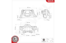 Zavěšení motoru ESEN SKV 75SKV143