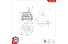 Zavěšení motoru ESEN SKV 75SKV167