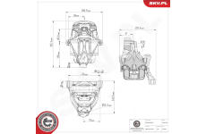 Zavěšení motoru ESEN SKV 75SKV185