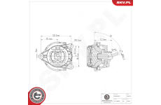 Ulożenie motora ESEN SKV 75SKV187