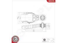 Zaveseni motoru ESEN SKV 75SKV222