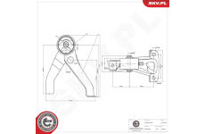Zaveseni motoru ESEN SKV 75SKV225