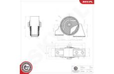 Zaveseni motoru ESEN SKV 75SKV229