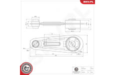 Zaveseni motoru ESEN SKV 75SKV237