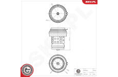 Zaveseni motoru ESEN SKV 75SKV238
