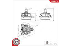 Zaveseni motoru ESEN SKV 75SKV249