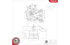 Zaveseni motoru ESEN SKV 75SKV251