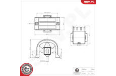Ulożenie motora ESEN SKV 75SKV268