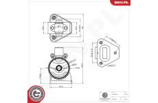 Zaveseni motoru ESEN SKV 75SKV271