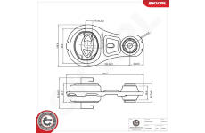 Zaveseni motoru ESEN SKV 75SKV275