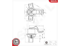 Ulożenie motora ESEN SKV 75SKV276