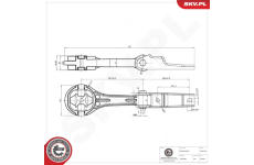 Zaveseni motoru ESEN SKV 75SKV279