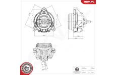 Zaveseni motoru ESEN SKV 75SKV285