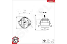 Zaveseni motoru ESEN SKV 75SKV287