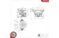 Zaveseni motoru ESEN SKV 75SKV288