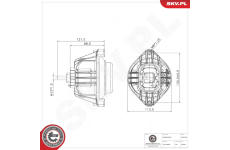 Zaveseni motoru ESEN SKV 75SKV290