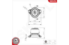 Zaveseni motoru ESEN SKV 75SKV297