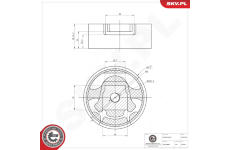 Zaveseni motoru ESEN SKV 75SKV305
