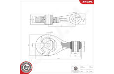 Zaveseni motoru ESEN SKV 75SKV333